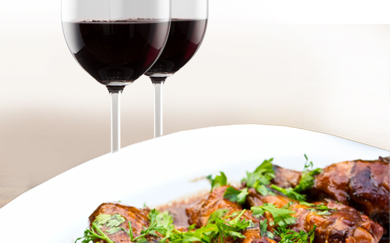 Red Wine Stewed Chicken Wings