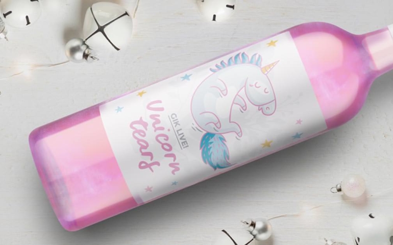 Spanish Startup Releases Sparkly, Pink ‘Unicorn Tears’ Rosé