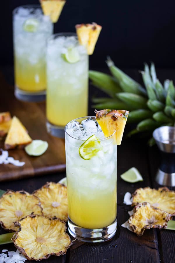 Pineapple & Coconut Rum Drinks