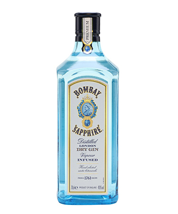 Bombay Sapphire is one of the best gins for 2019