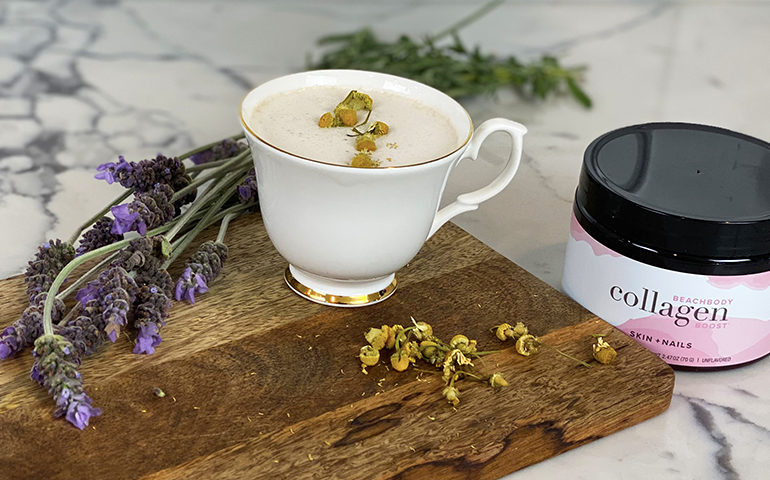 Chamomile and Lavender Oat Milk Latte
