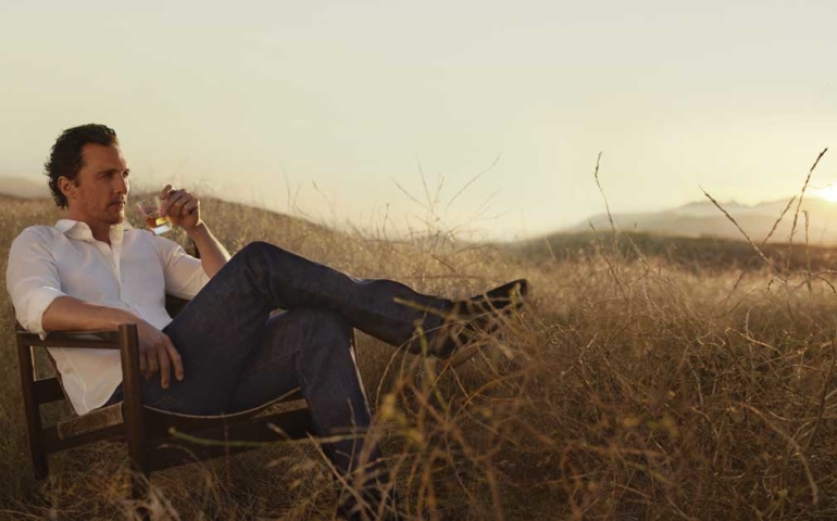 Matthew McConaughey Drinks Bourbon Neat, on the Rocks, or While Duck Hunting